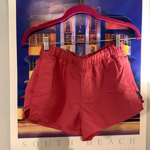 Pink Patagonia gear booty shorts!